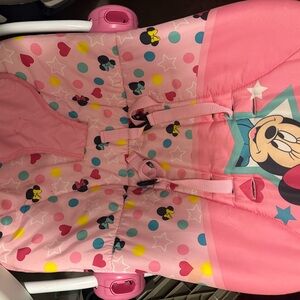 Disney Minnie Mouse Pink Kids Seat Cover & Rocker